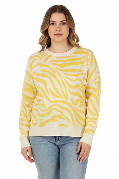 Dámský Pulovr Žlutý Marks & Spencer Vel. 48