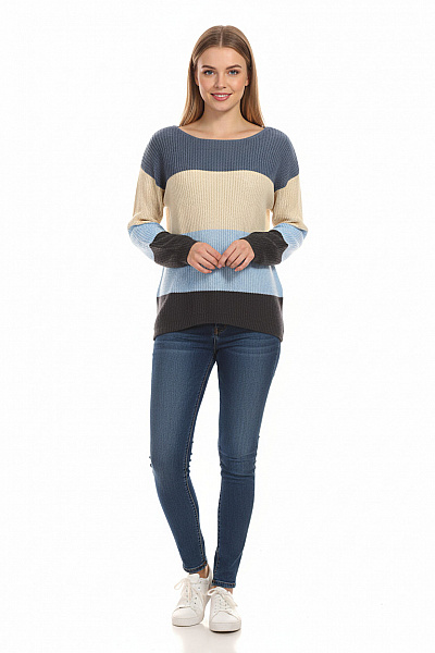 Dámský Svetr Modrý Vel. M