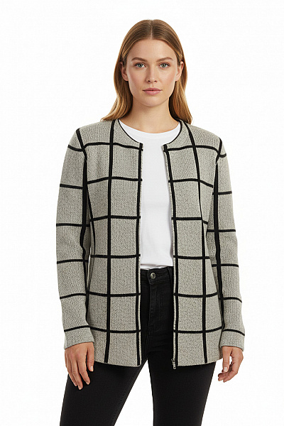 Dámský Cardigan Šedý YESSICA Vel. M