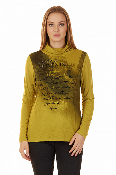 Dámské Tričko S Potiskem Žluté VERO MODA