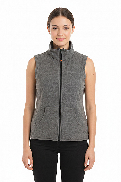 Kratká Dámská Vesta Šedá VERO MODA
