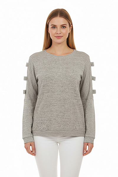  Halenka Pletená Šedá