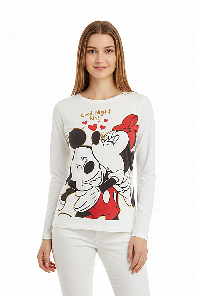 DISNEY Dámské Tričko Bílé Vel. XS