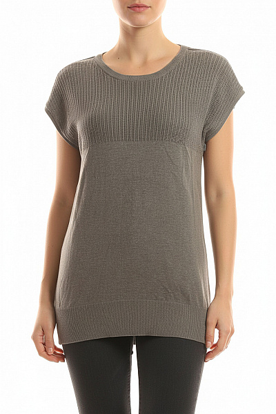 Kratká Dámská Vesta Šedá Vel. 36/38