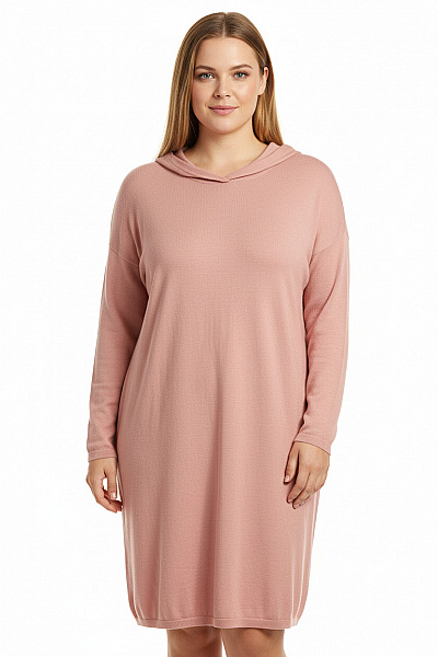 Pletené šaty Růžové