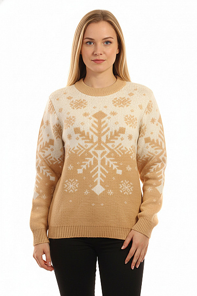 Dámský Svetr Hnědý Vel. M