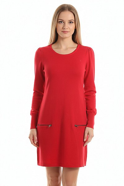 Esprit  Šaty Pletené Červené Vel. M