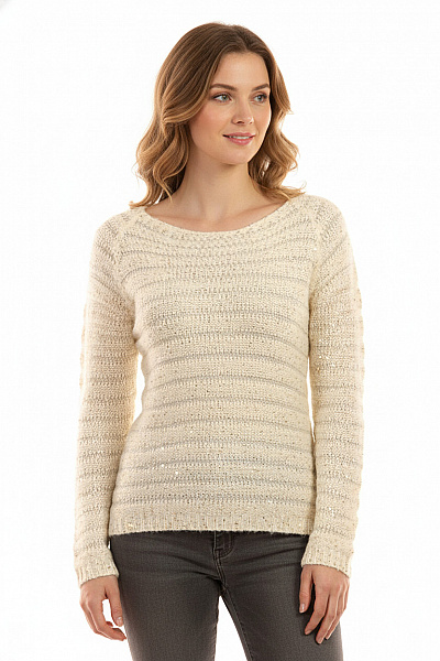 Dámský Pulovr Bílý Orsay Vel. M