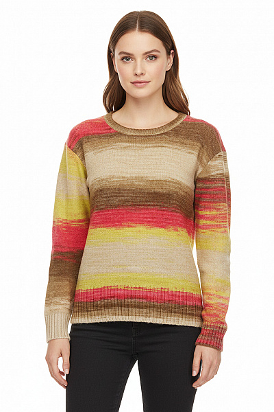 Dámský Pulovr Barevný Canda Second Hand Vel. S