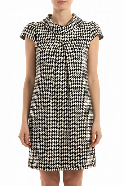 Amisu Společenské  Šaty Černobílé Vel. 42