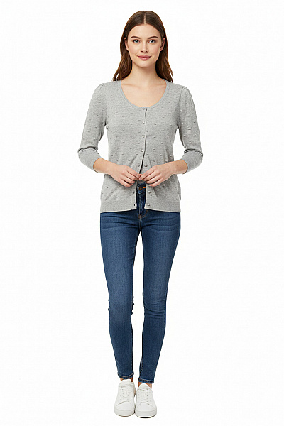 Orsay Dámský Cardigan Šedý