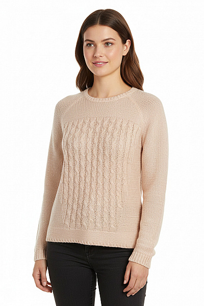 Dámský Svetr Růžový Vel. M