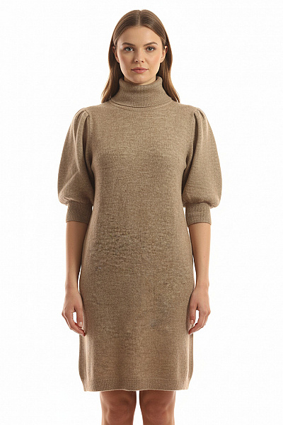 Šaty Hnědé Orsay Vel.  M