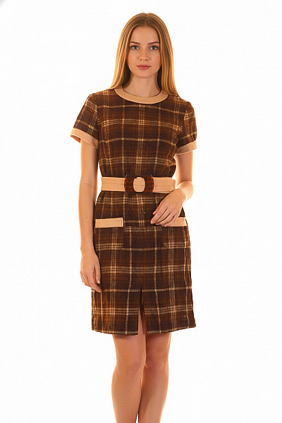 Pouzdrové šaty  Šaty Hnědé