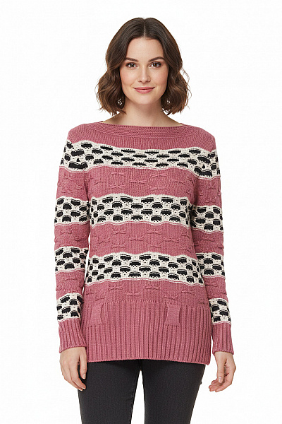 Dámský Pulovr Růžový