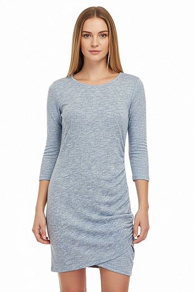  Šaty Pletené Modré Vel. 36/38