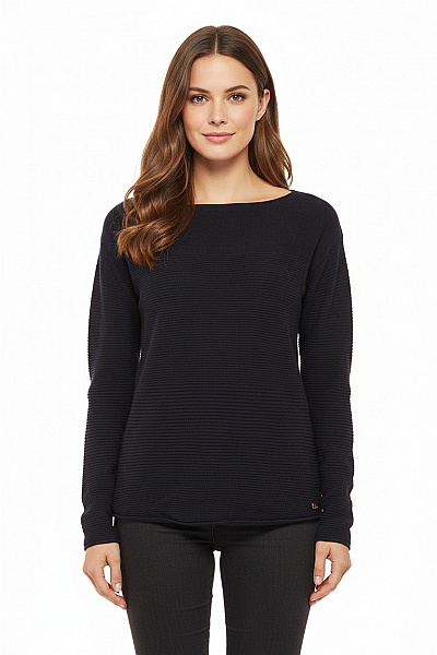 TOM TAILOR  Halenka Pletená Modrá Vel. S