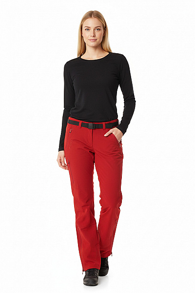 Sportovní Dámské Kalhoty Červené Second Hand Vel. 38