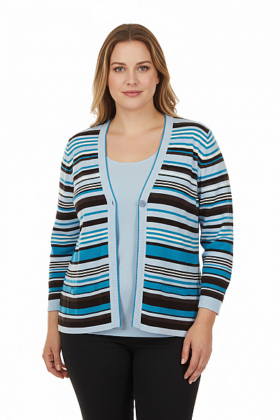 Dámský Pulovr Modrý RABE Vel. 50