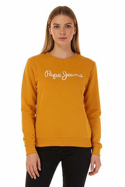 Pepe Jeans Dámská Mikina Bez Zapínání Žlutá Vel. L