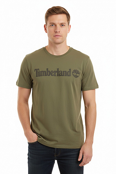 Pánské Tričko S Potiskem Zelené Timberland Vel. XL