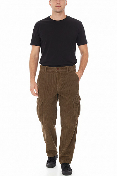 Pánské Kalhoty Kapsáče Zelené Vel. XL