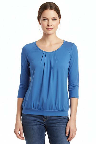 FRANK WALDER  Halenka Jednobarevná Modrá Second Hand Vel. 38