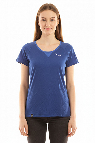 Sportovní Dámské Tričko Modré SALEWA Vel. 38