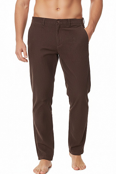 Společenské Pánské Kalhoty Hnědé S.OLIVER Second Hand Vel. 50