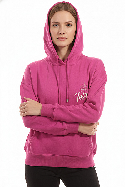 QUANTUM COURAGE Dámská Mikina Bez Zapínání Růžová Vel. M