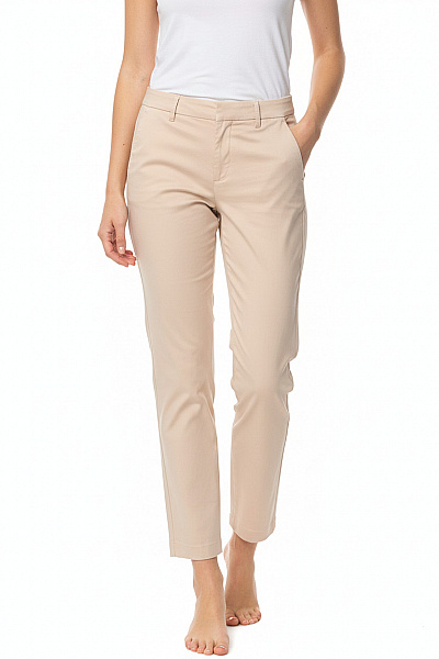 Dámské Chino Kalhoty Béžové Bogner Second Hand Vel. 34