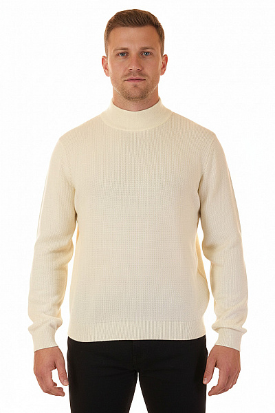 Pánský Svetr Vlněný Béžový