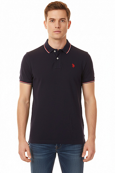 Pánské Tričko Modré U.S.POLO ASSN. Vel. L