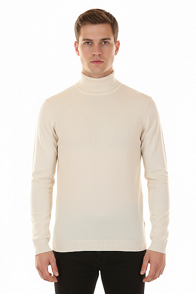 Pánský Rolák Vlněný Bílý KIEFERMANN Vel. M