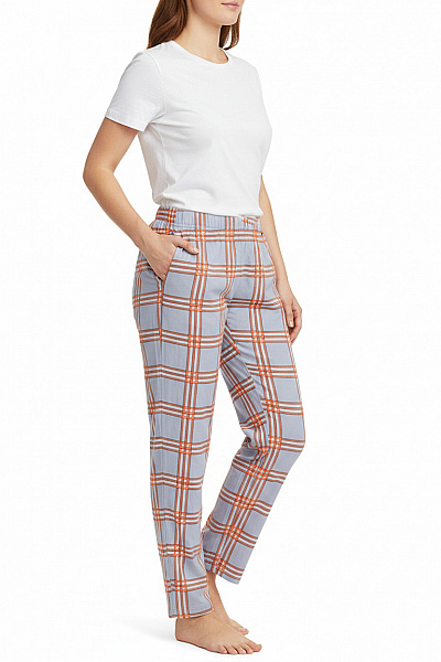 Dámské Pyžamo Modré Skiny Vel. 40