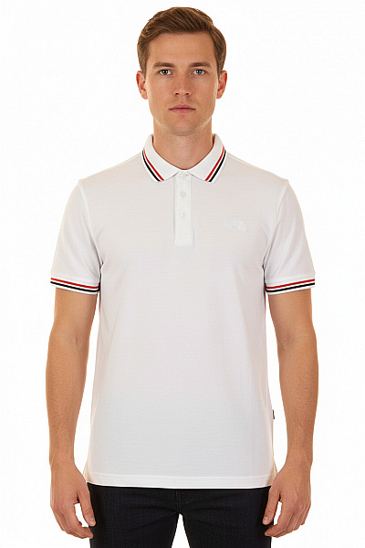 Cavallo Pánské Tričko S Límečkem Bílé Second Hand Vel. M