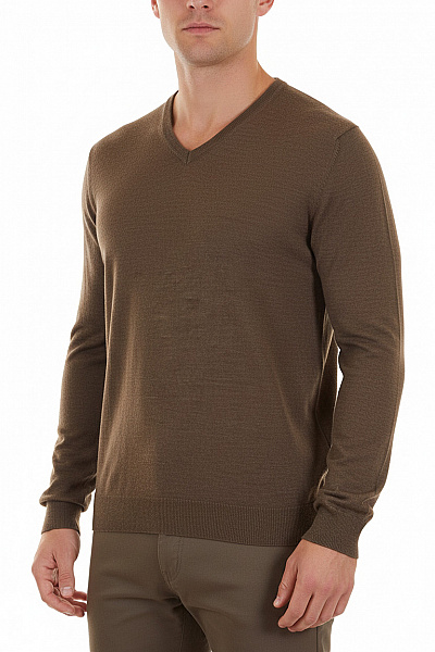 Pánský Svetr Hnědý Second Hand