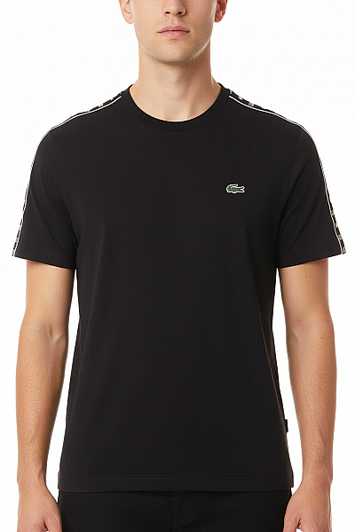 Pánské Tričko Černé LACOSTE Vel. L