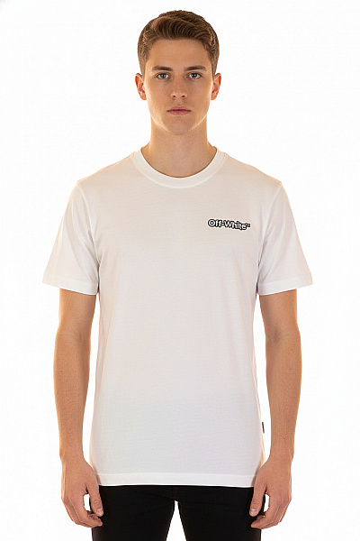 OFF-WHITE Pánské Tričko Bílé Vel. S