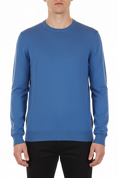 Scotch & Soda Pánský Svetr Meriný Modrý