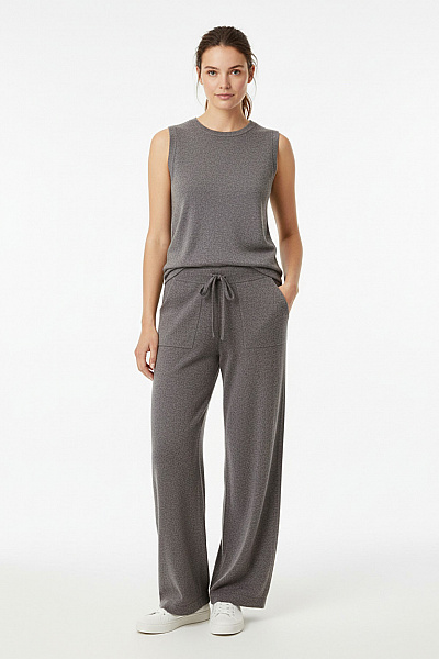 Dámské Tepláky Kašmírové Šedé Zwillingsherz Vel. L