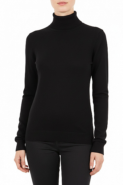 Dámský Svetr Meriný Černý Vel. S