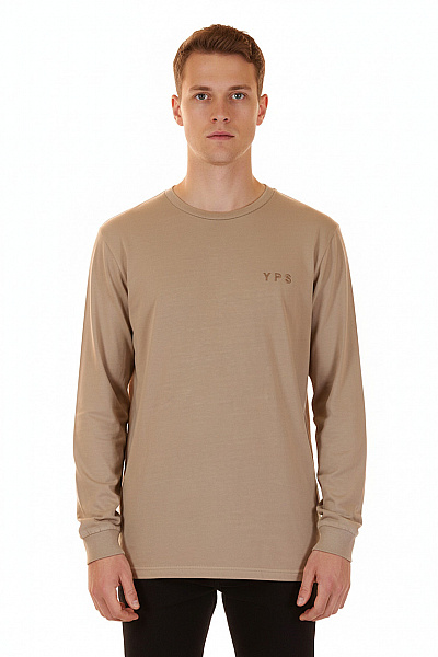 Jednoduché Pánské Tričko Béžové YOUNG  POETS SOCIETY Vel. M