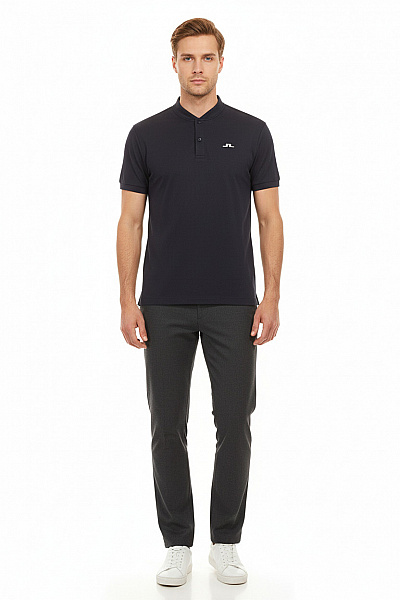 J.Lindeberg Pánské Tričko Modré Second Hand Vel. L