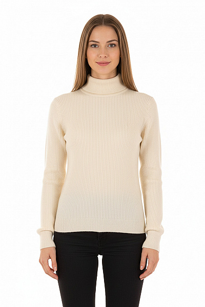 Dámský Rolák Vlněný Béžový Vel. S