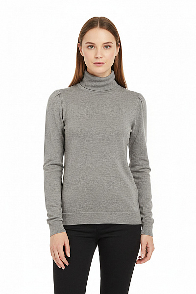 GANT Dámský Svetr Vlněný Šedý Second Hand Vel. S