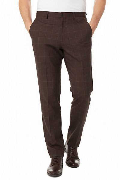 Pánské Kalhoty Hnědé JACK & JONES Vel. 54