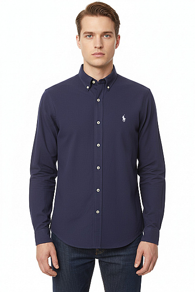 Pánská Košile Modrá Ralph Lauren Second Hand Vel. M