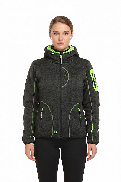 Funkční Dámská Mikina Zelená Geographical Norway Vel. XL