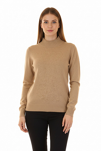 Zwillingsherz Dámský Svetr Kašmírový Béžový Vel. S